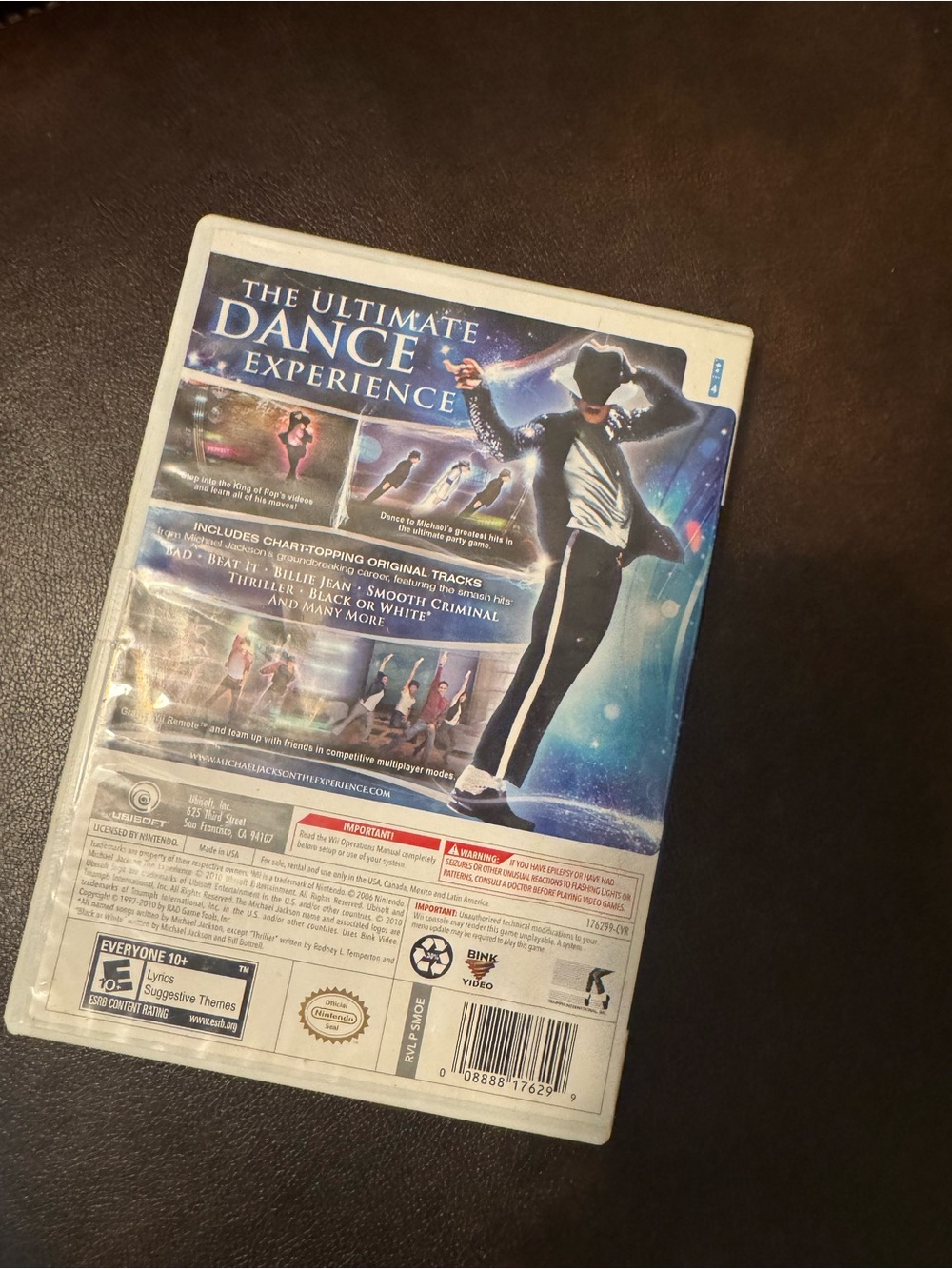 Michael Jackson: The Experience (Wii) - - Blue - Picture 2 of 4